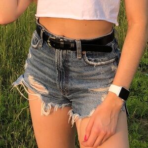 ABERCROMBIE & FITCH DENIM SHORTS